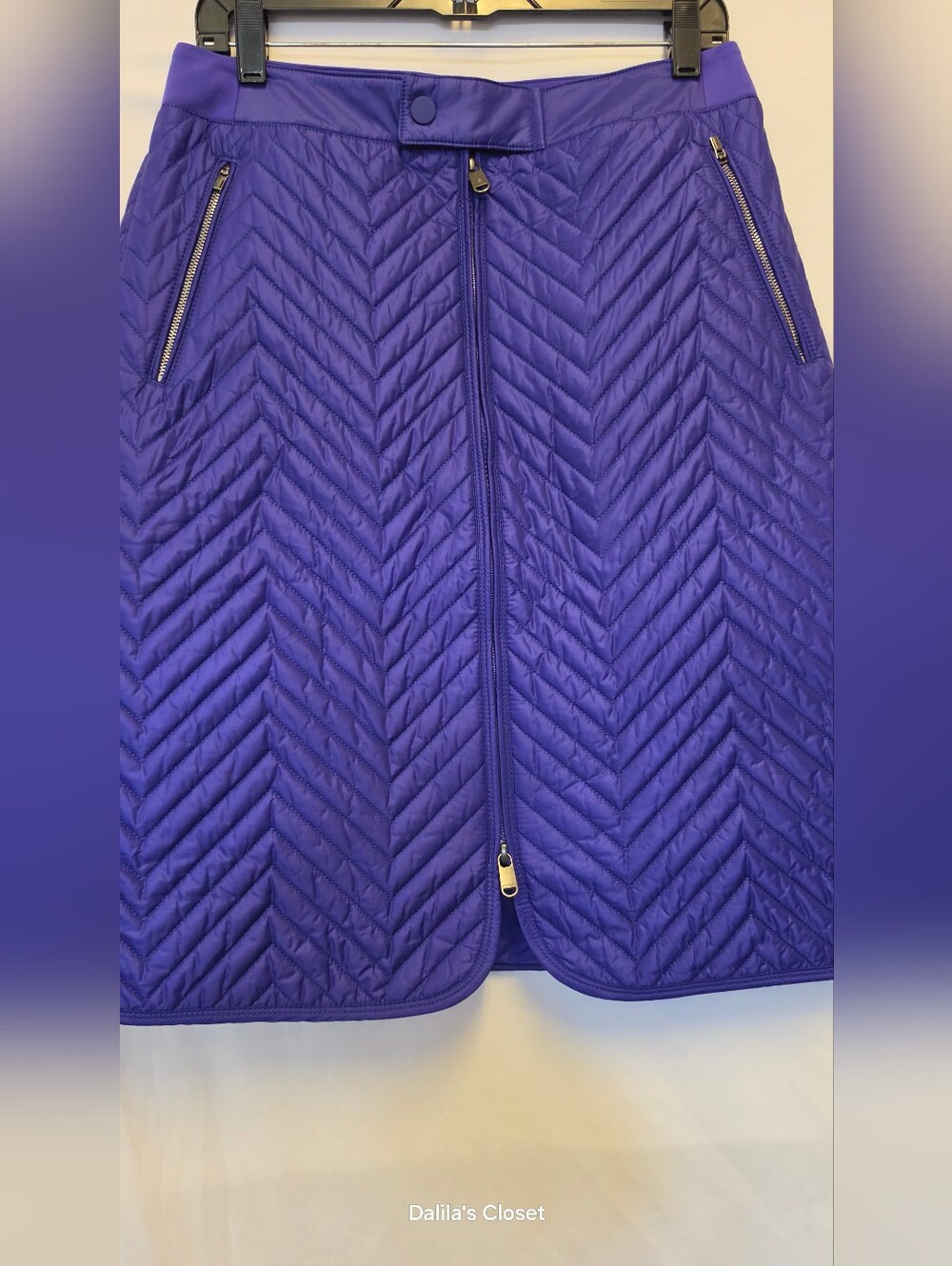 Athleta Deep Purple Quilted Vest